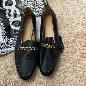ASOS design mingle chain loafers